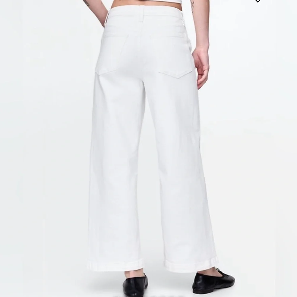 High Rise Stride Wide-Leg Ankle Jeans - Picture 5 of 7